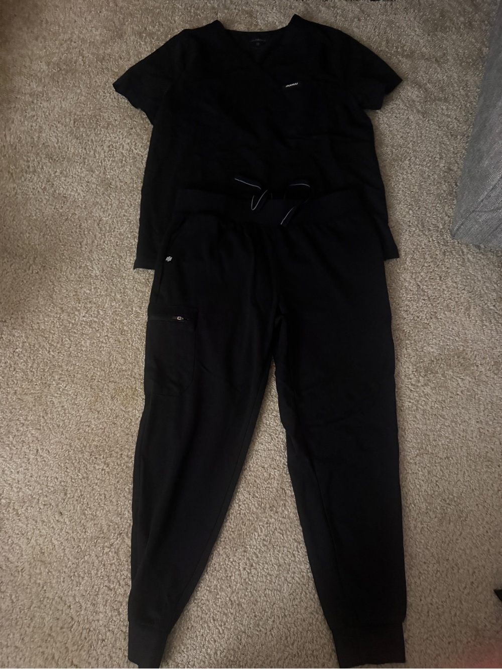 Women’s Jaanuu Black Scrub Set – Size Medium